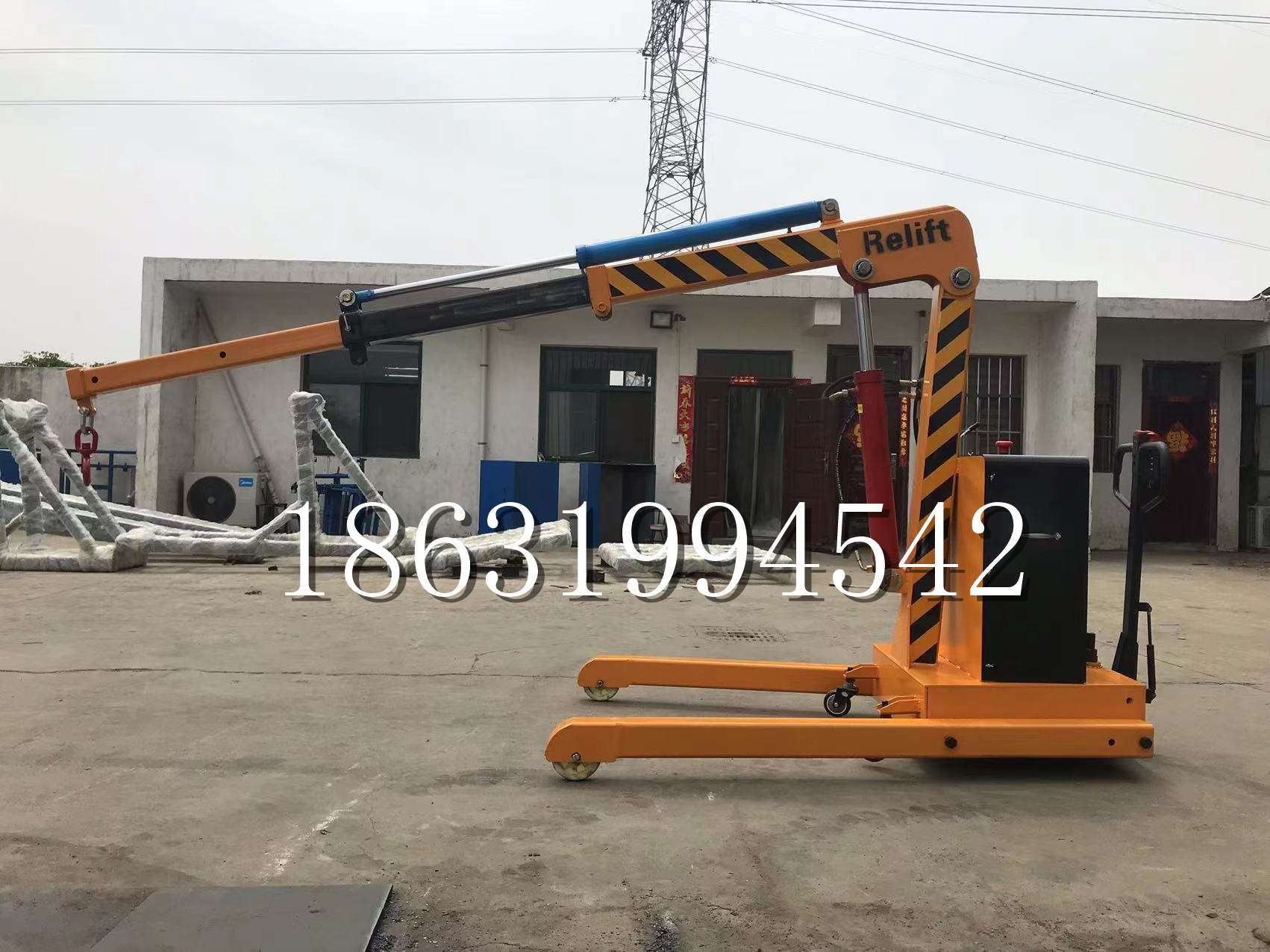 斗六市久征定做3吨三轮随车吊 农用园林绿化移树吊 平板工程用小吊机