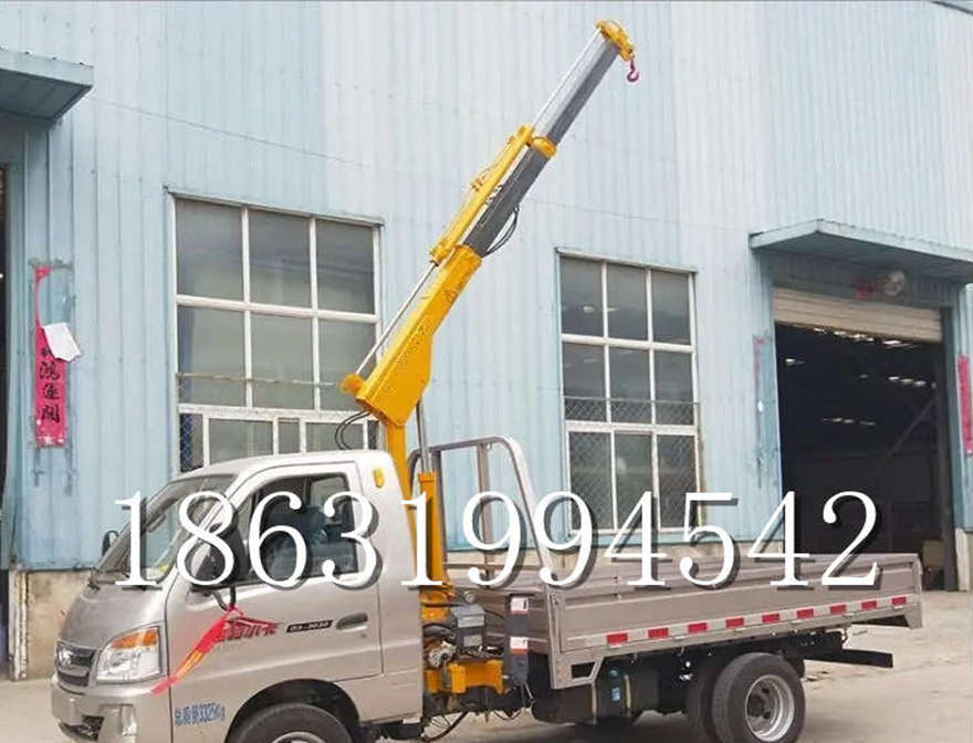 斗六市随车吊机12/24V车载吊船用搬运随车吊机 多功能液压伸缩吊搬运悬臂吊机